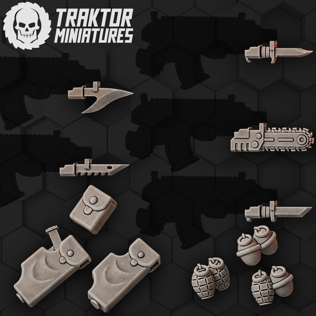 Mk Hex Bayonets and Pouches